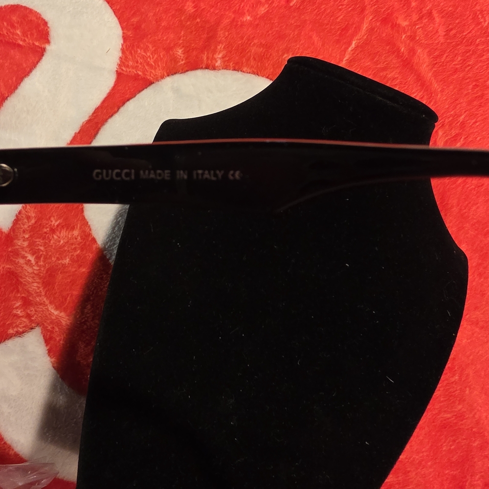Lightly USED **GUCCI Black RX Eyeglasses Frames SIZE 56 20 145 MODEL # 6015 * - Picture 6 of 7